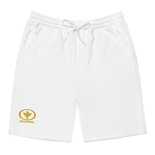 Erosterre Summer '24 Men's Fleece Shorts, White